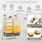 Rolling Storage Cart 15 Drawer Organizer With Wheels Craft Office Supply Organizer Steel Frame Multicolor Drawers